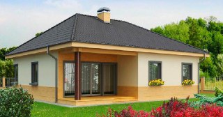 Строительство одноэтажных домов Курганинск цена от 23603 руб. м2