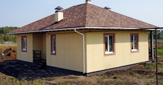 Одноэтажный дом из панелей под ключ в Курганинске - Строй-Кгн от 133406 рублей