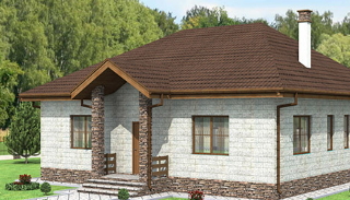 Проекты одноэтажных домов с котельной в Курганинске - Строй-Кгн от 307860 рублей